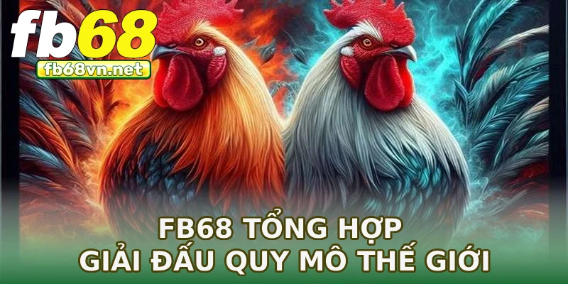 FB68 tổng hợp giải đấu quy mô thế giới